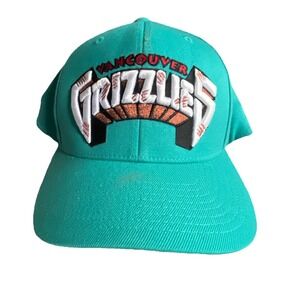 VANCOUVER GRIZZLIES Snapback Hat Black Mens Memphis NBA  throwback Mitchell Ness